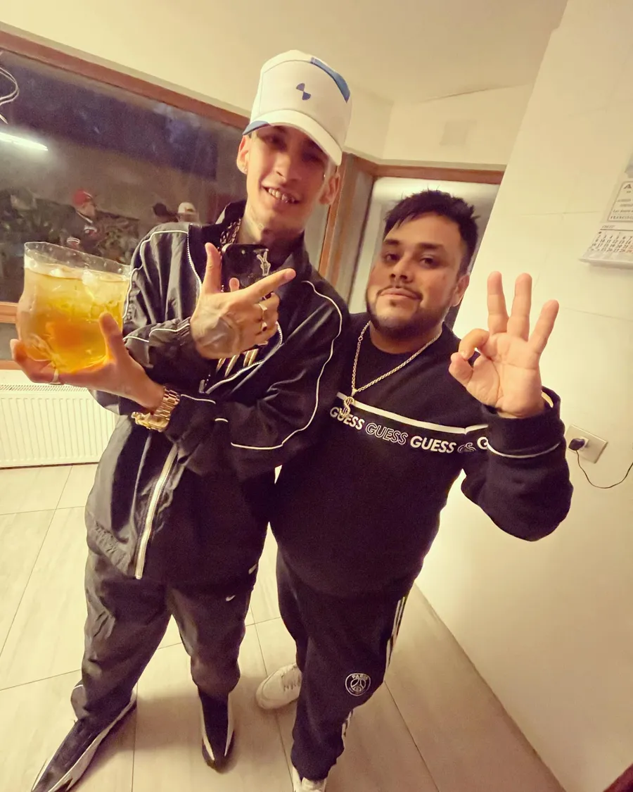 Young Varas junto a L-Gante